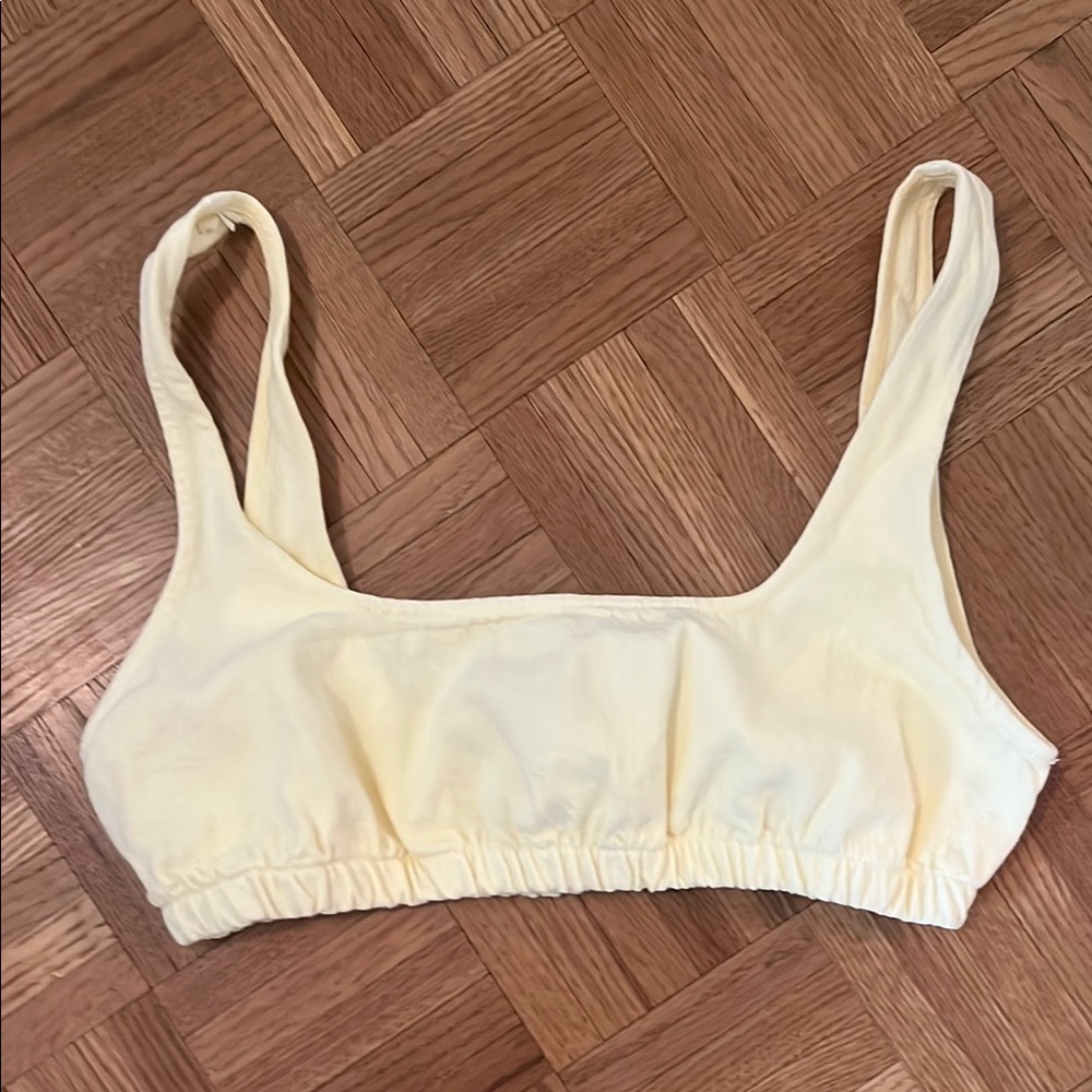 Zara Light Yellow Bralette